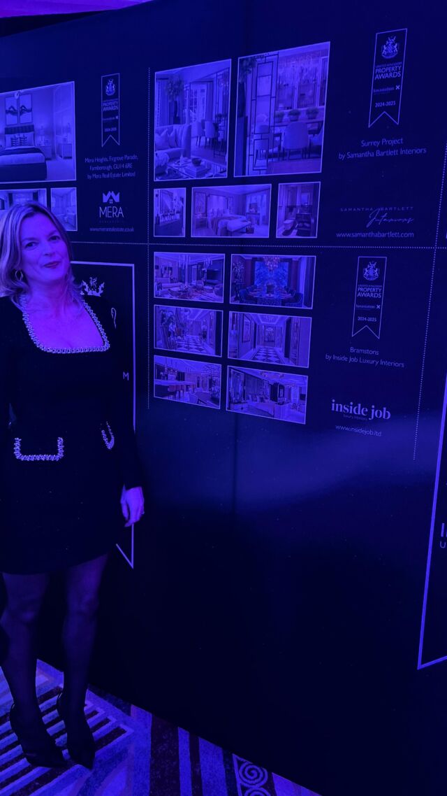 It was an honour to attend the @internationalpropertyawards last night where we received two prestigious awards for our Surrey project; Residential Interior Private Residence and Bathroom Design. With the warmest of thanks to our trusted trades in making this happen and our heartfelt appreciation to our dearest Client in their trust in us! #surrey #multiawardwinning #trusted #interiordesign #residential #interiors